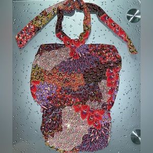 Unaluna Collection Halter Gathered Sides Top Size XS Originally $129 BEAUTIFUL🤩